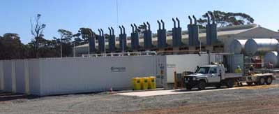 Stacked Water Process Tanks